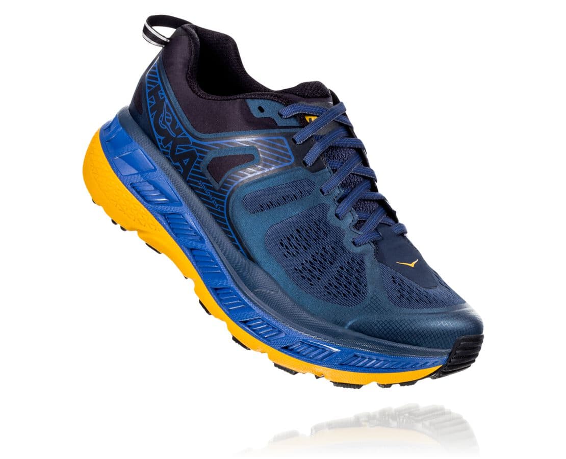 Hoka One One Stinson Atr 5 South Africa - Mens Trail Running Shoes - Light / Gold,FTIMV-5492